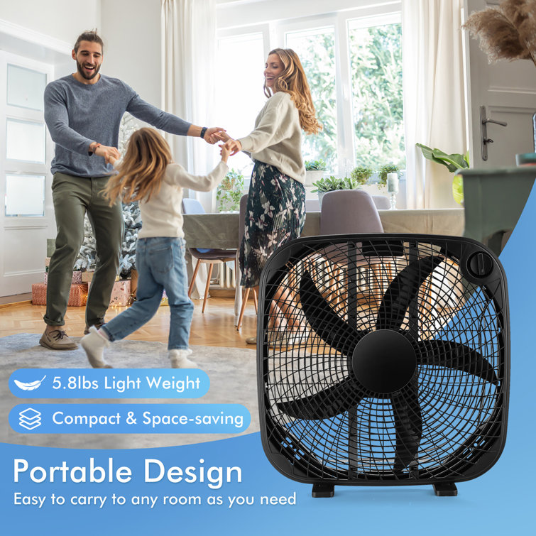Box fan in window to cool room cheap